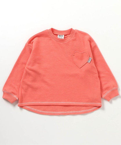 【連衣裙】心形口袋短袖T恤