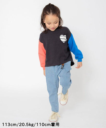 【連衣裙】心形口袋短袖T恤