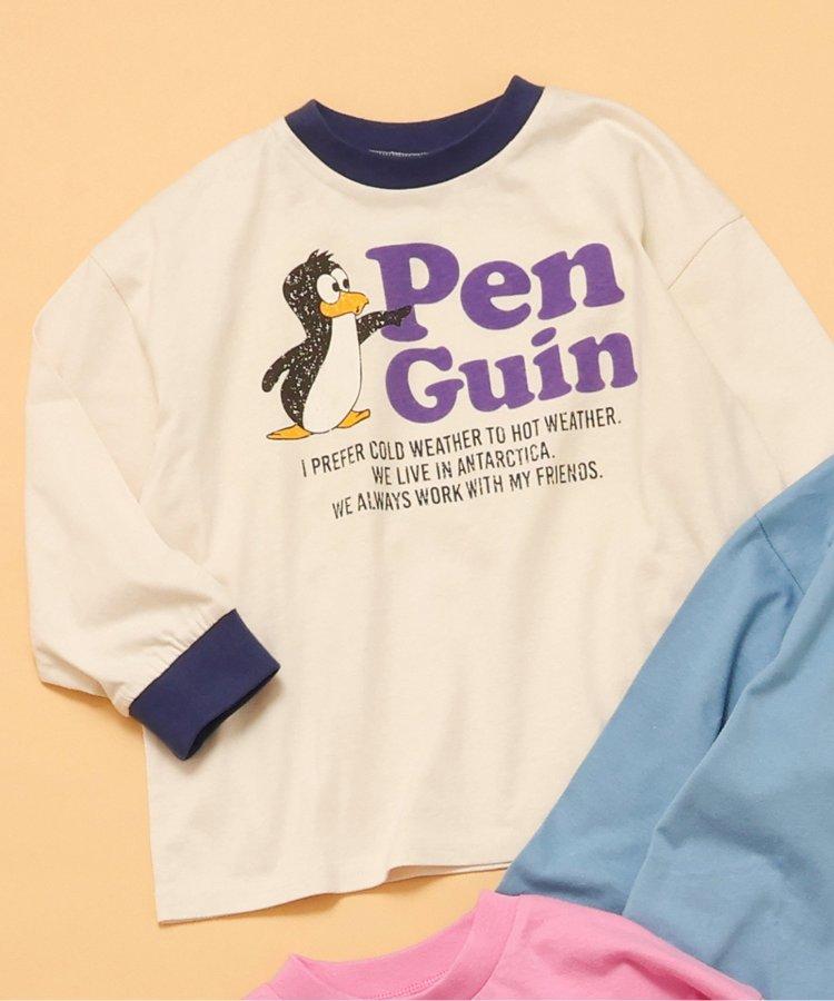 多色印花長袖T恤