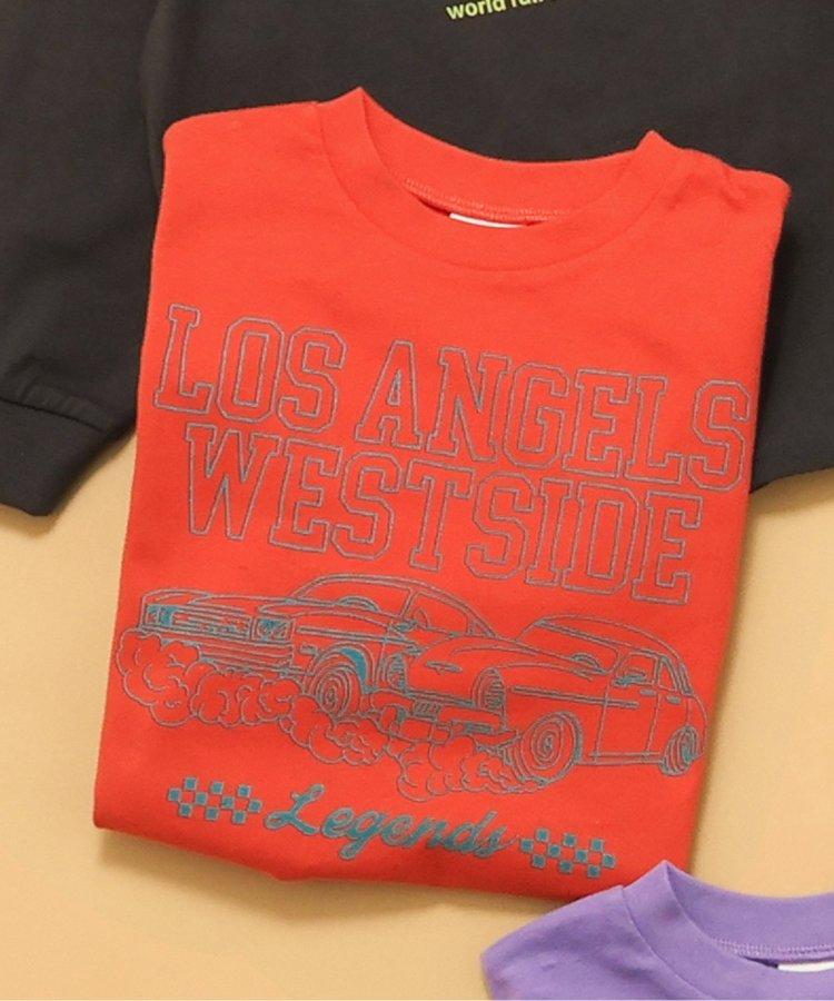 多色印花長袖T恤