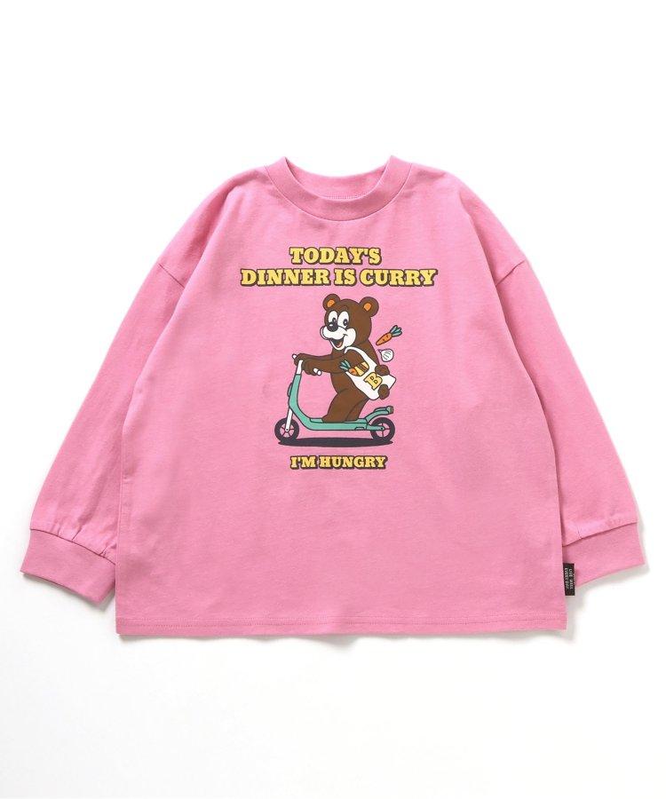 多色印花長袖T恤