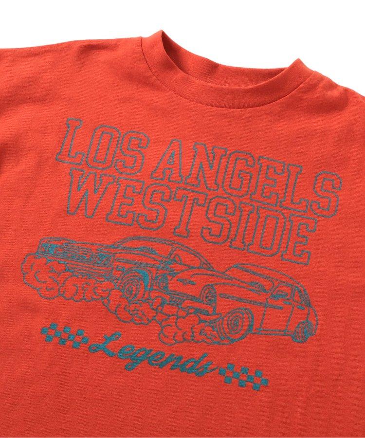 多色印花長袖T恤