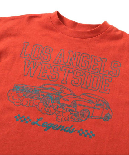 多色印花長袖T恤