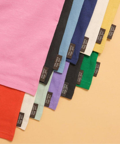 多色印花長袖T恤