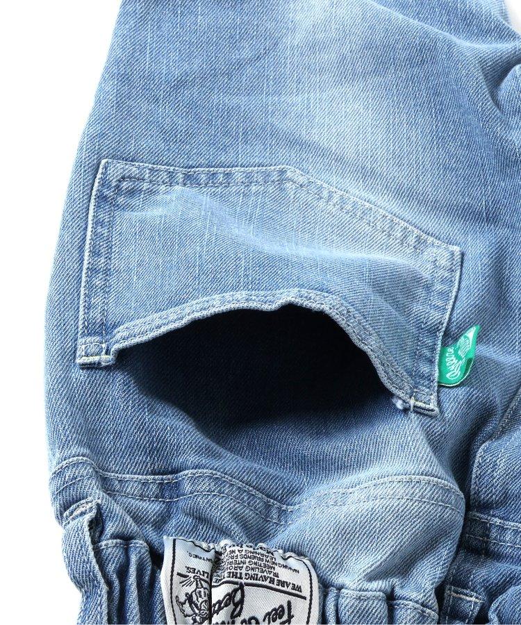 損傷修身牛仔褲 10分褲