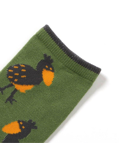 3P動物圖案長筒襪