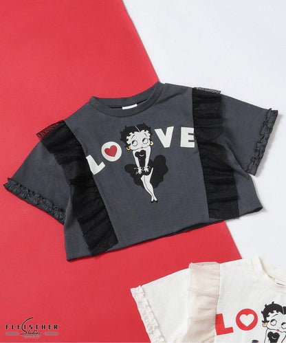 【貝蒂·波普TM】荷葉邊T恤