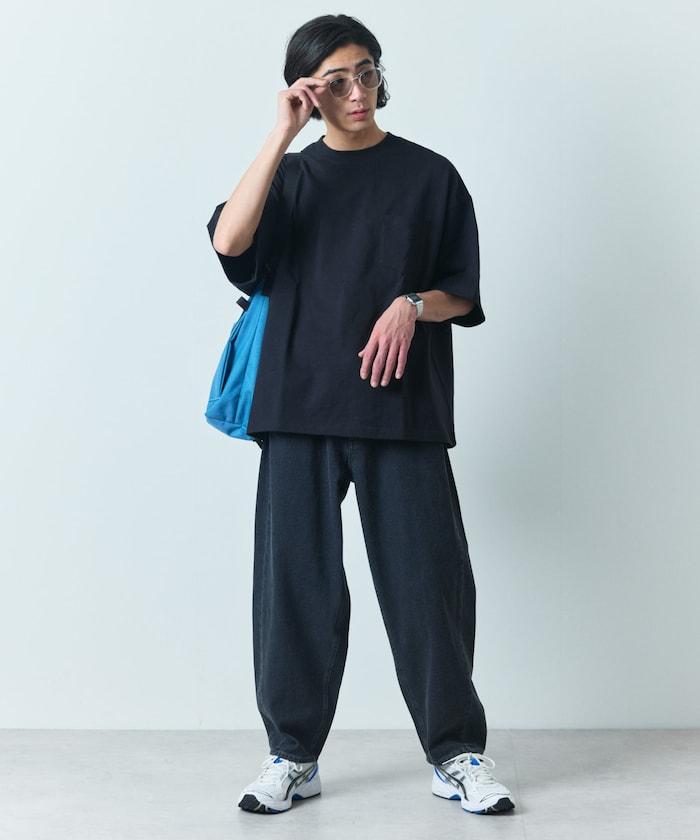 寬鬆直筒款牛仔褲