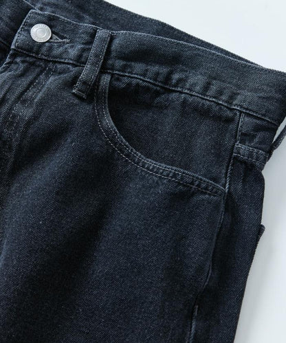 寬鬆直筒款牛仔褲