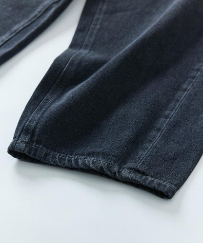 寬鬆直筒款牛仔褲