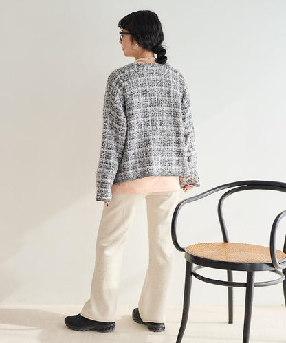 Tweed針織夾克