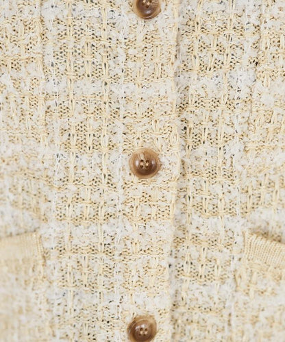 Tweed針織夾克