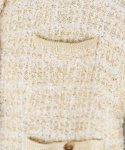 Tweed針織夾克