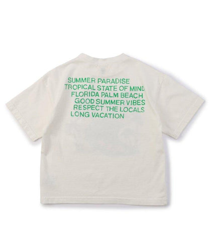 棕櫚灘印花恐龍T恤