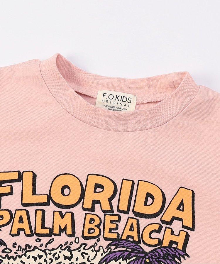 棕櫚灘印花恐龍T恤