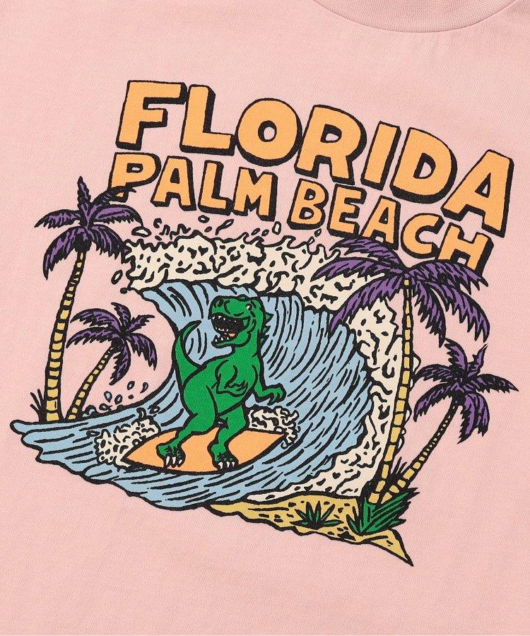 棕櫚灘印花恐龍T恤