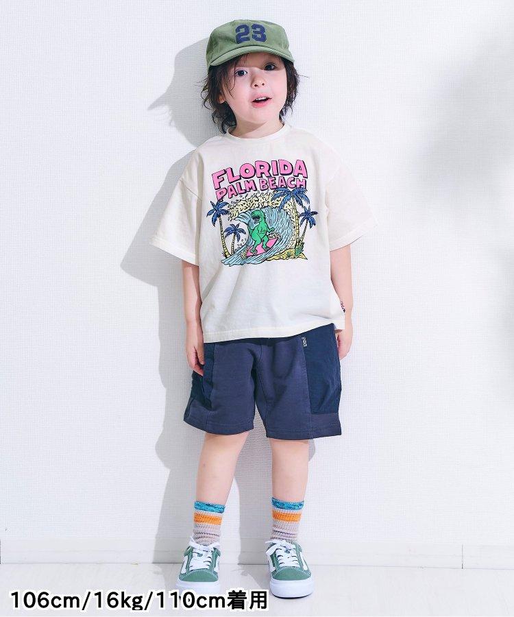 棕櫚灘印花恐龍T恤