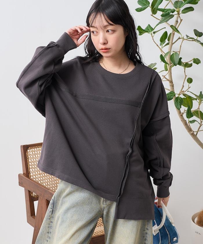 重製風 剪裁衛衣