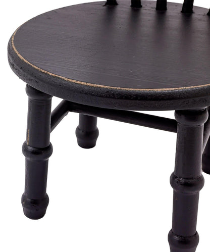 《WEB限定商品》インテリアチェア／ブラックアンティーク