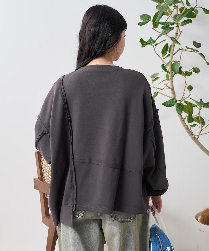 重製風 剪裁衛衣