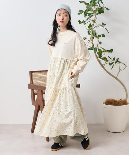 圓點連衣裙