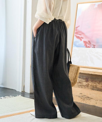 人造纖維丹寧休閒褲