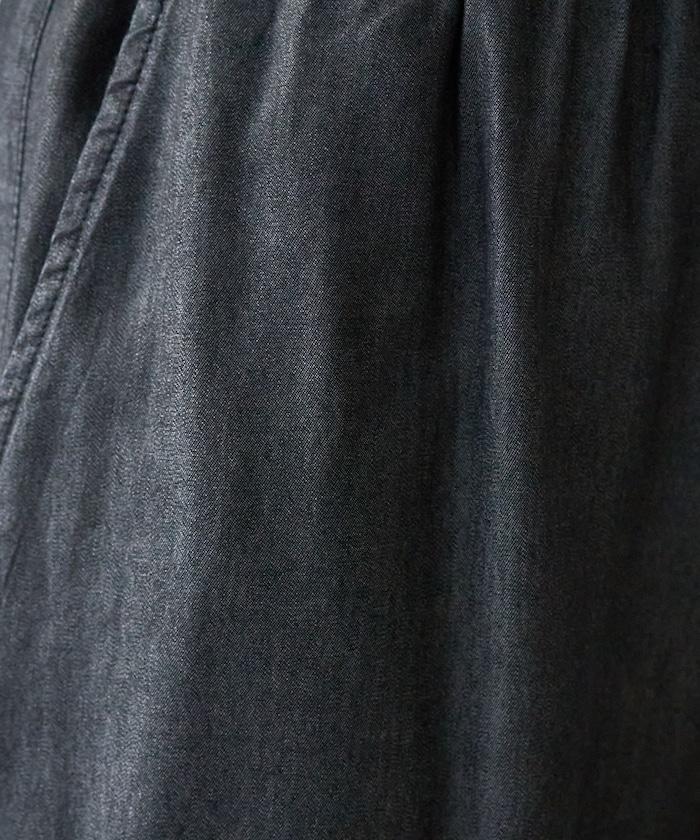 人造纖維丹寧休閒褲