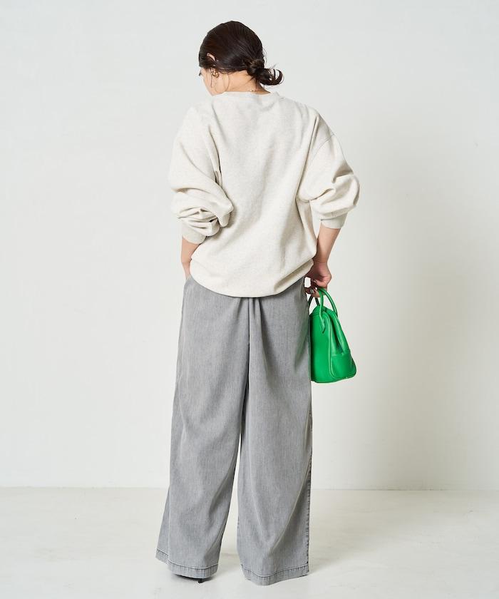 人造纖維丹寧休閒褲