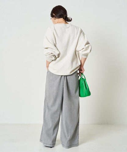 人造纖維丹寧休閒褲