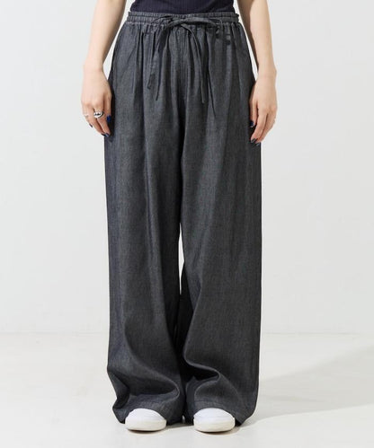 人造纖維丹寧休閒褲