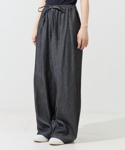 人造纖維丹寧休閒褲