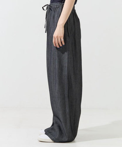 人造纖維丹寧休閒褲