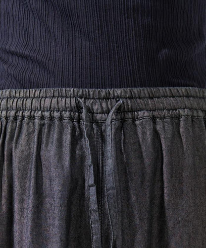 人造纖維丹寧休閒褲