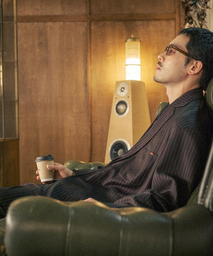 SMU PT-38 裝配 2褶 寬鬆 TR 褲