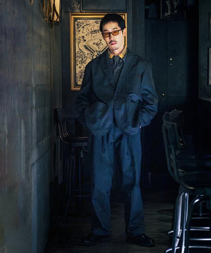 聯名 SMU PT-38 設計 2摺寬鬆長褲