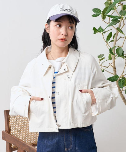 雙面穿短款襯衫夾克