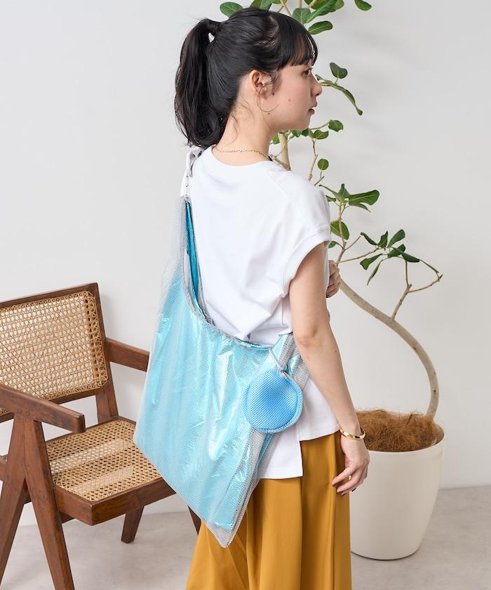 多功能荷葉肩 超層網眼包