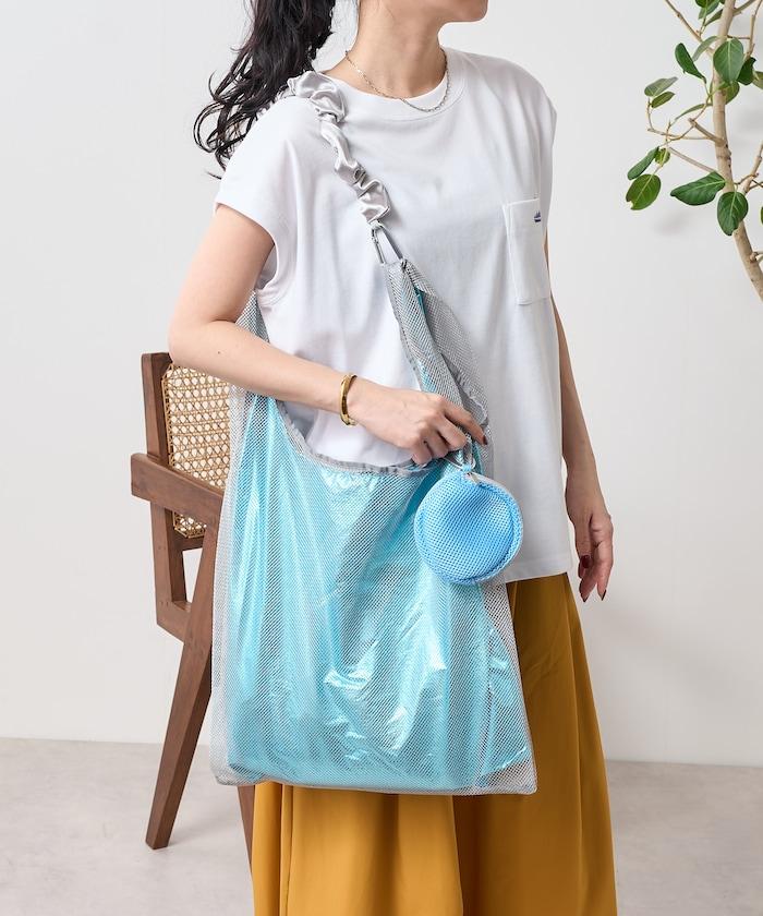 多功能荷葉肩 超層網眼包