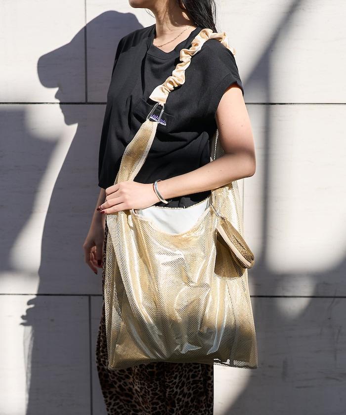 多功能荷葉肩 超層網眼包