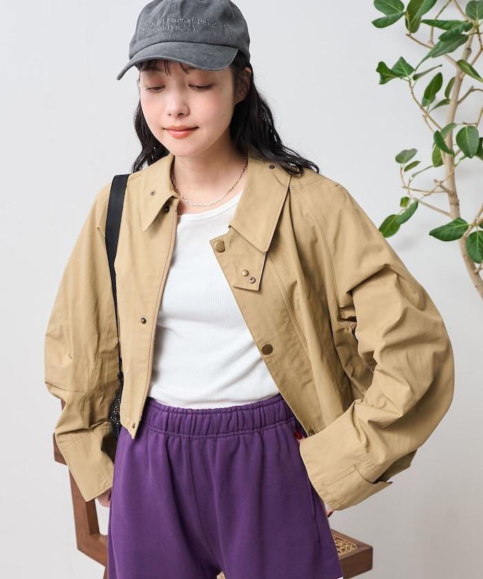 雙面穿短款襯衫夾克