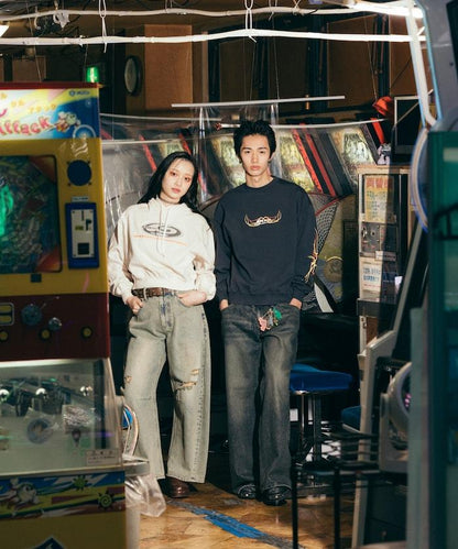 聯名 印花logo 圓領衛衣