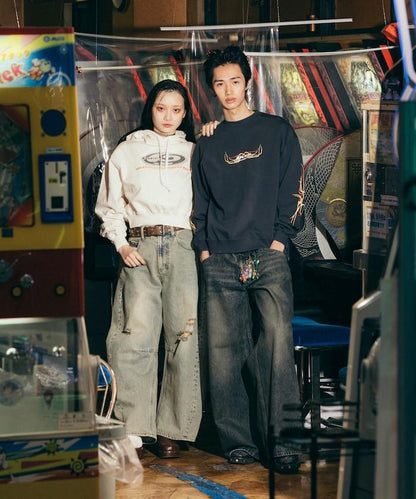 聯名 印花logo 圓領衛衣