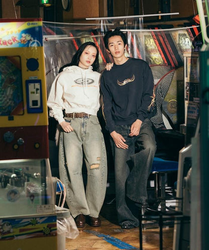 聯名 印花logo 圓領衛衣