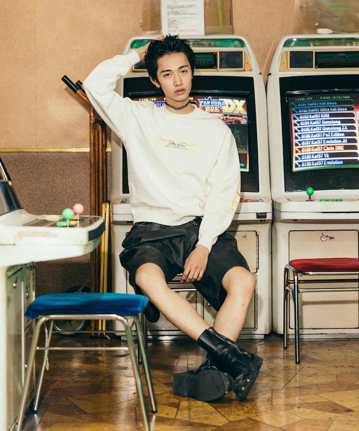 聯名 印花logo 圓領衛衣