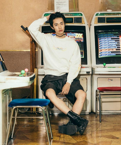 聯名 印花logo 圓領衛衣