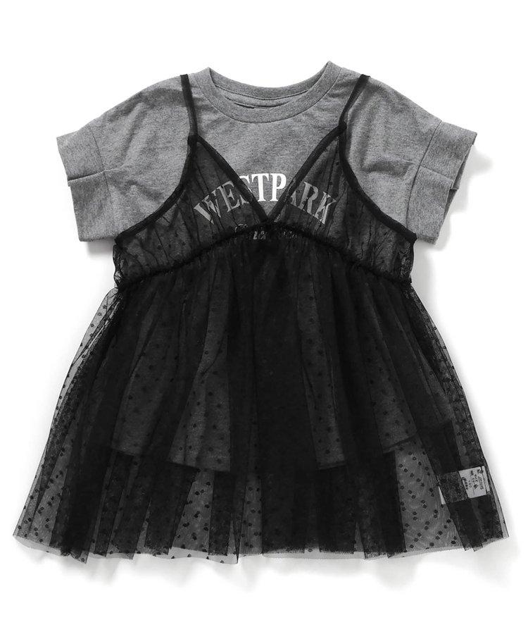 蕾絲吊帶連衣裙2印花襯衫