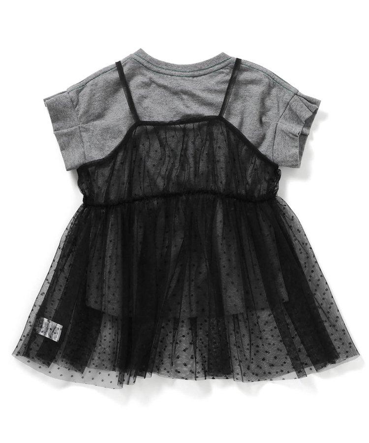 蕾絲吊帶連衣裙2印花襯衫