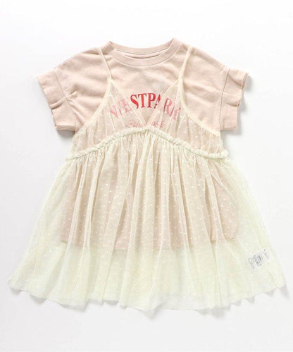 蕾絲吊帶連衣裙2印花襯衫