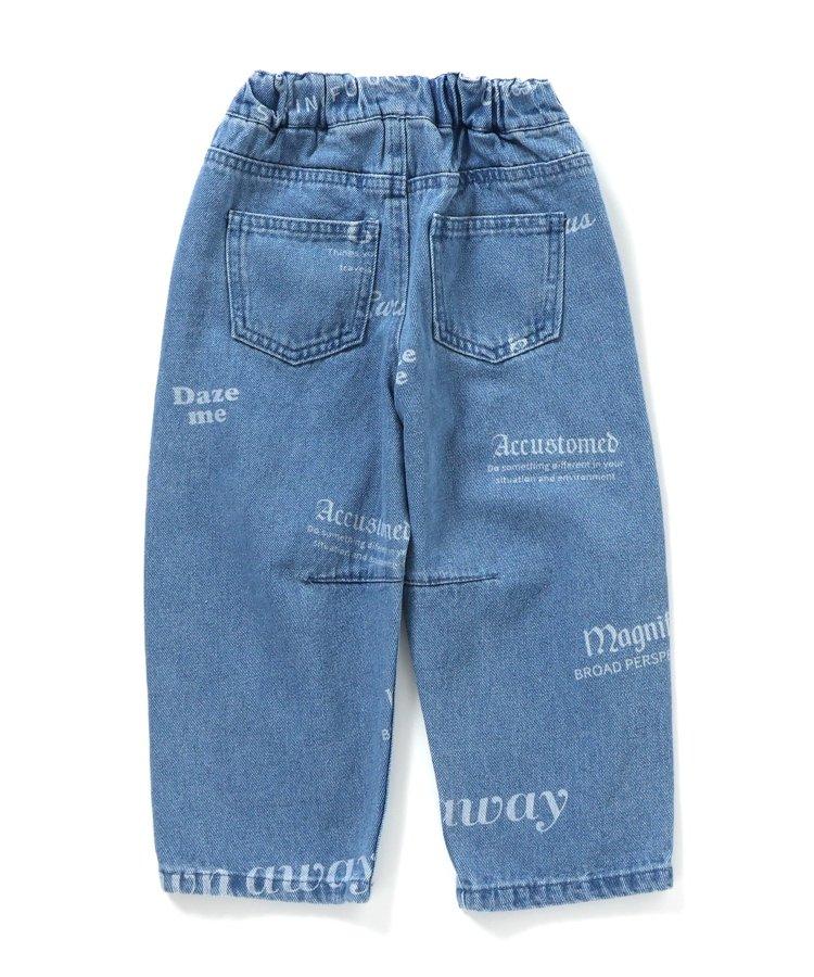 印花柯比牛仔褲 10分褲