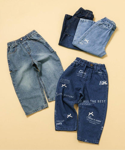 剪裁牛仔褲 10分褲